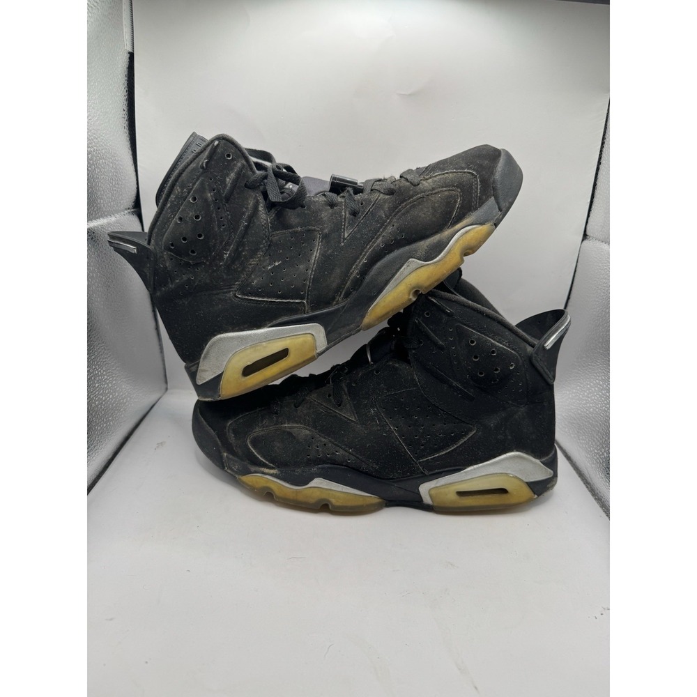 Jordan 6 Retro Mid Chrome Black Silver DX2836-001 Mens 9.5 Beaters